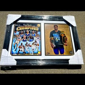 GS Warriors/Iguodala MVP Framed Duo Pictures